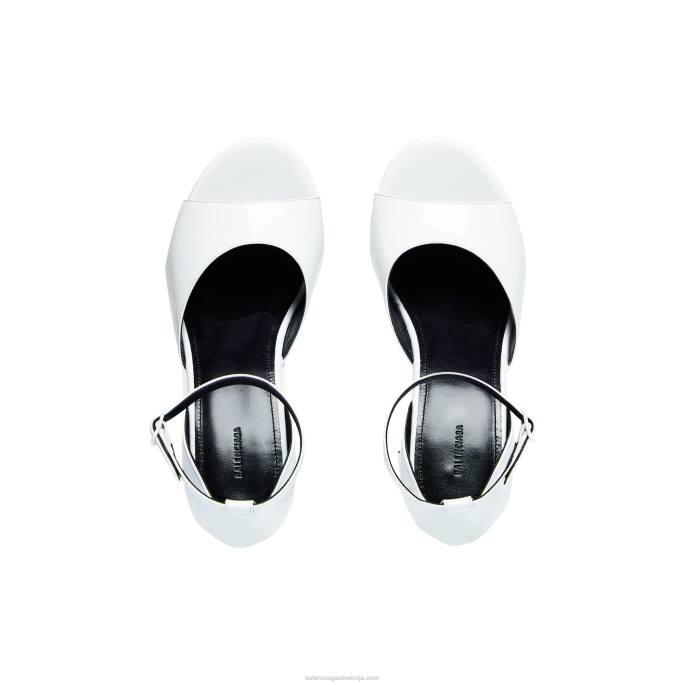 ženski sandal camden 160 mm Balenciaga optika bela N4DP210