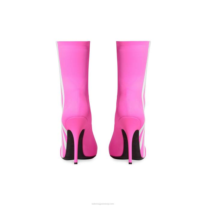 ženski škorenj Adidas Knife 110mm Balenciaga neon roza N4DP189