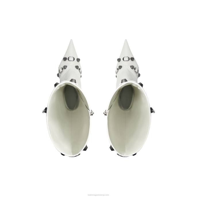 ženski škorenj cagole 90mm Balenciaga optika bela N4DP127