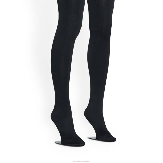 ženski škorenj čez koleno 110 mm Balenciaga Črna N4DP263