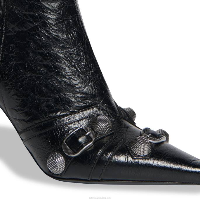 ženski škorenj čez koleno cagole 90mm Balenciaga Črna N4DP230