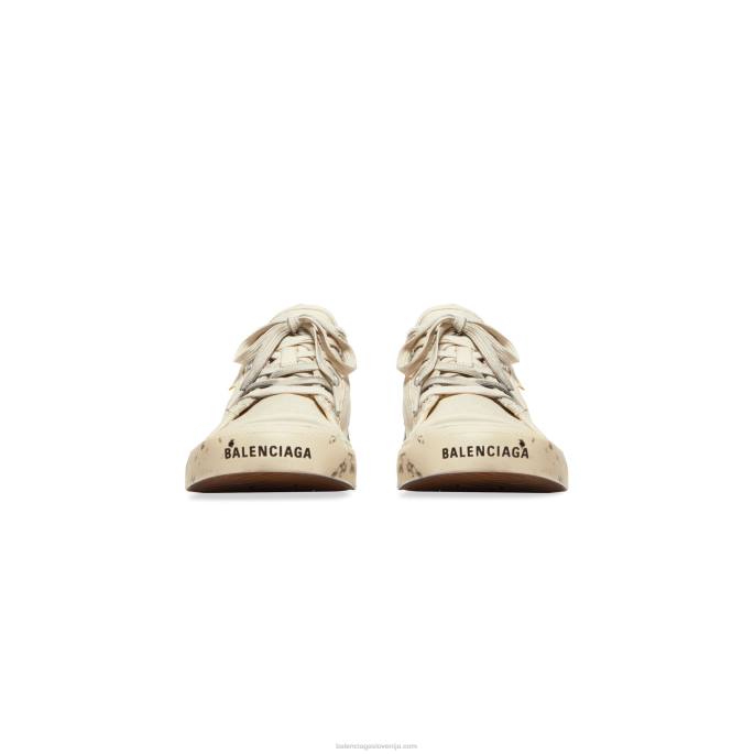 ženske nizke superge Paris z graffiti Balenciaga bela N4DP239