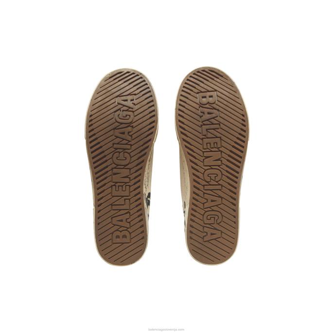 ženske nizke superge Paris z graffiti Balenciaga bela N4DP239