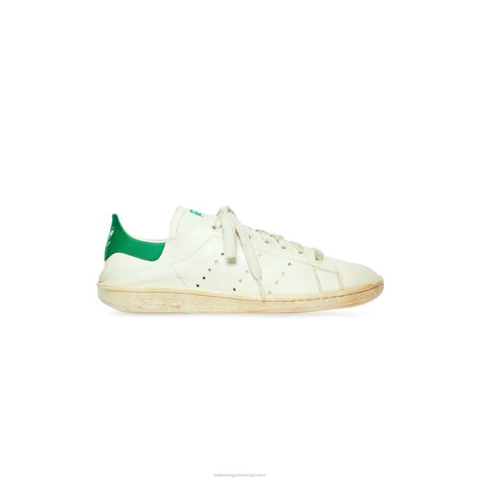 ženske ponošene superge adidas stan smith Balenciaga umazano bela N4DP199