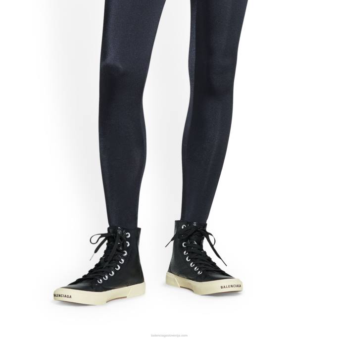 ženske visoke superge paris Balenciaga Črna N4DP166