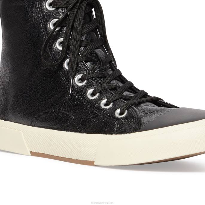 ženske visoke superge paris Balenciaga Črna N4DP166