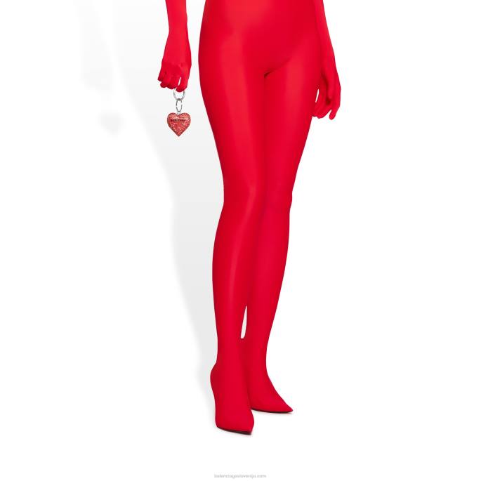 ženski obesek za ključe za valentinovo Balenciaga rdeča N4DP881