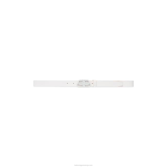 ženski bb pas Balenciaga bela N4DP841