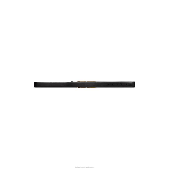 ženski pas s podpisom bb Balenciaga Črna N4DP816