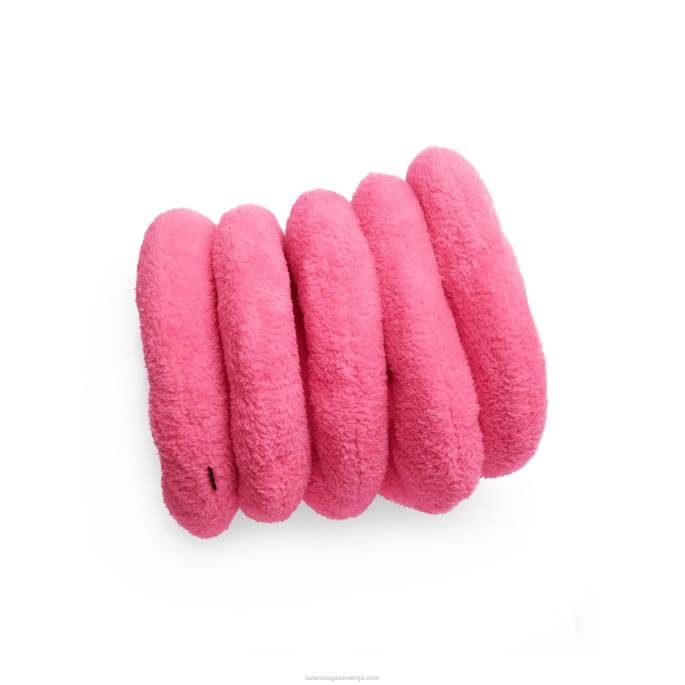 ženski žični šal Balenciaga fluo roza N4DP686