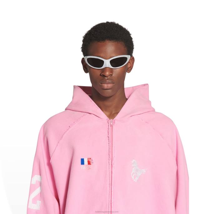 ženska mačja sončna očala iz kože Balenciaga srebro N4DP718