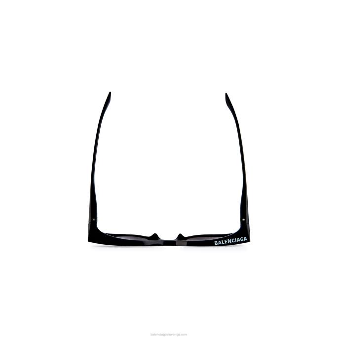 ženska sončna očala mačka z okvirjem Balenciaga Črna N4DP861