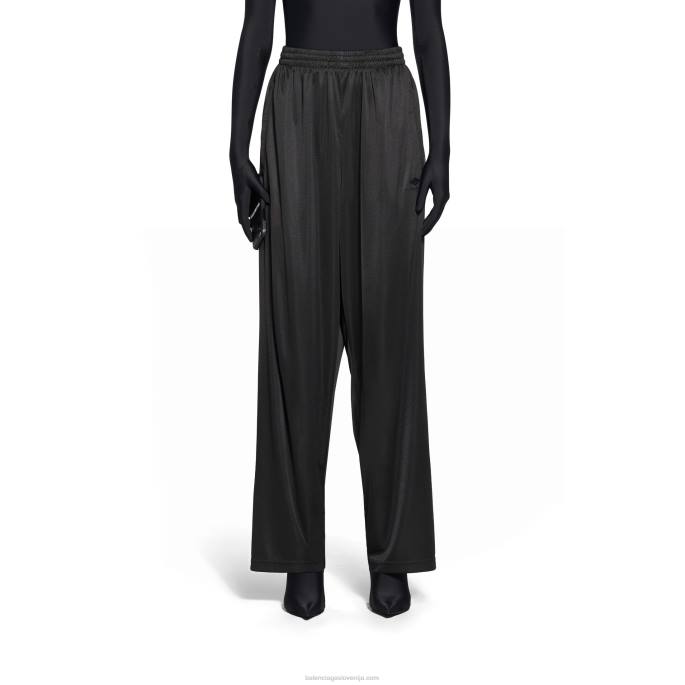 ženske 3b športne ikone tekoče široke trenirke Balenciaga Črna N4DP84