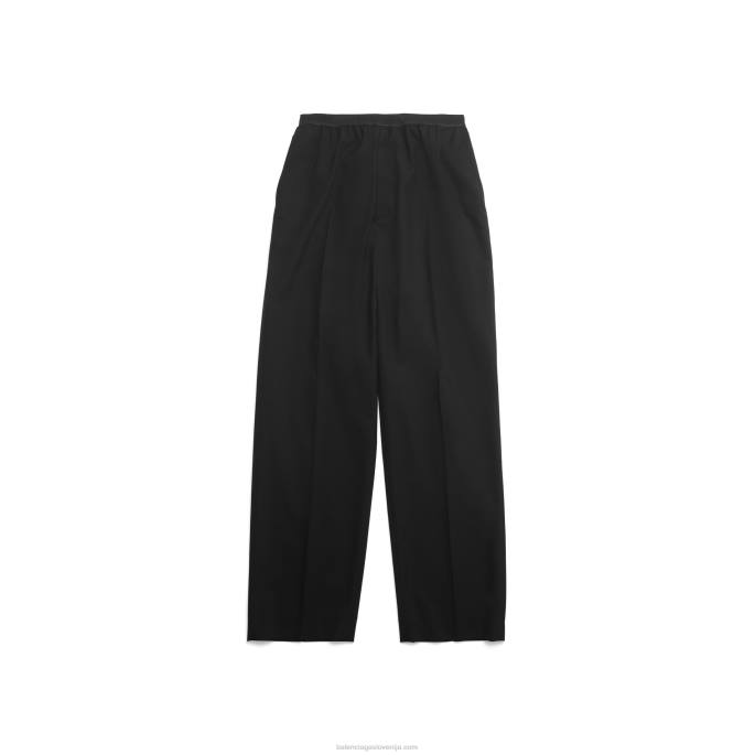 ženske elastične hlače Balenciaga temno rdeča N4DP45