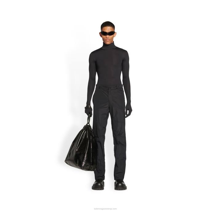 ženske hlače za pakiranje Balenciaga Črna N4DP1124