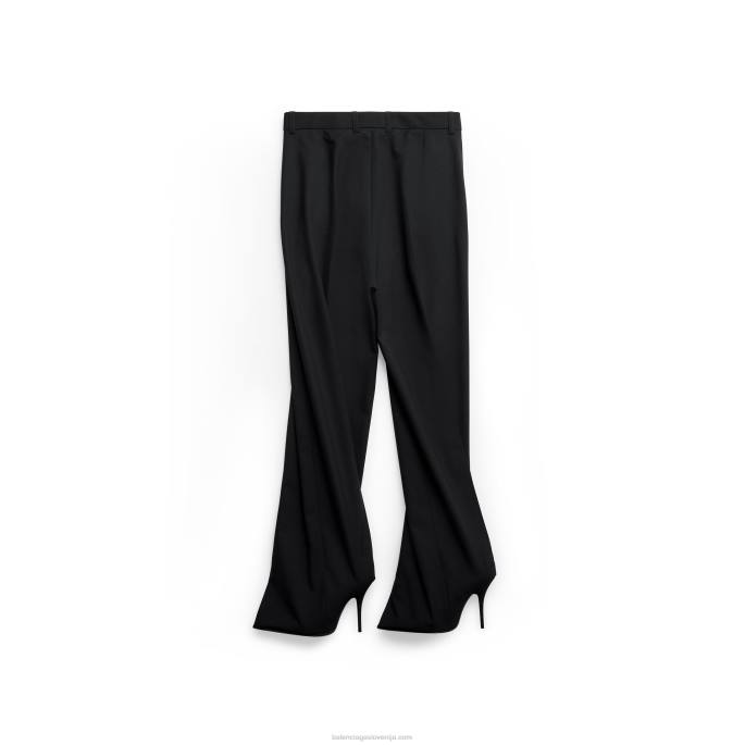 ženske hlačne čevlje po meri noža Balenciaga bela/črna N4DP27