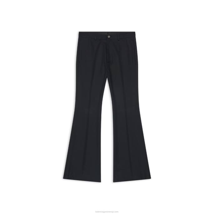ženske krojene široke hlače Balenciaga Črna N4DP1107