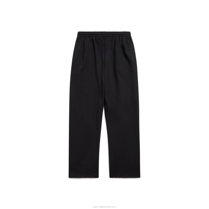 ženske odrezane trenirke Balenciaga Črna N4DP1131