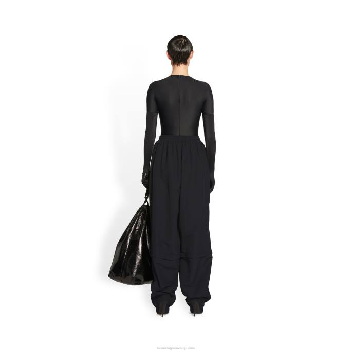 ženske trenirke hlačne čevlje Balenciaga Črna N4DP94