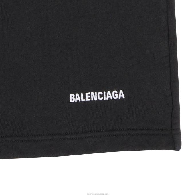 moške kratke hlače Balenciaga Črna N4DP1000