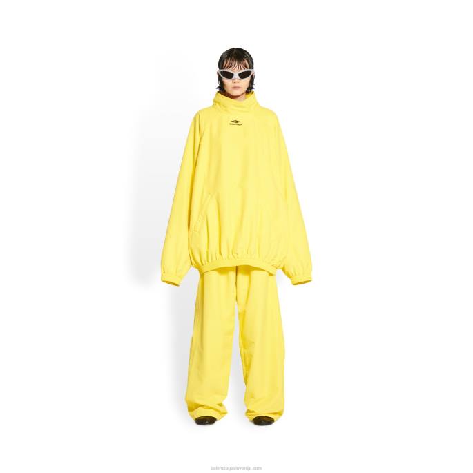 ženska 3b športna ikona puloverji trenirka jakna Balenciaga rumena N4DP1146