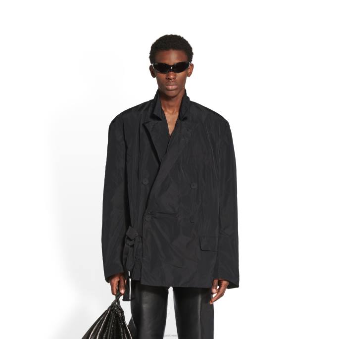 ženska jakna za pakiranje Balenciaga Črna N4DP1123