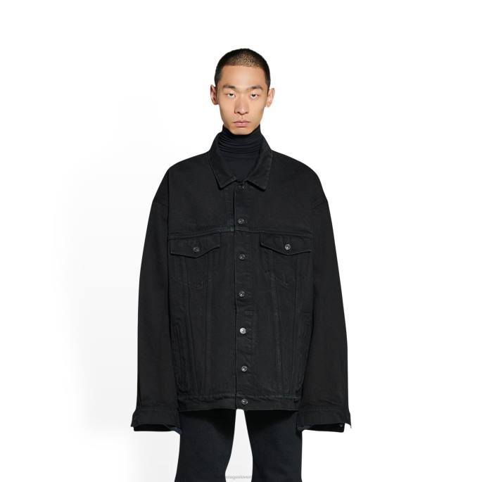 ženska oversized jakna Balenciaga Črna N4DP1068