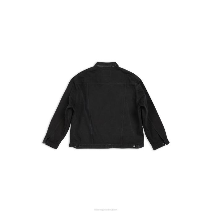 ženska oversized jakna Balenciaga Črna N4DP1068