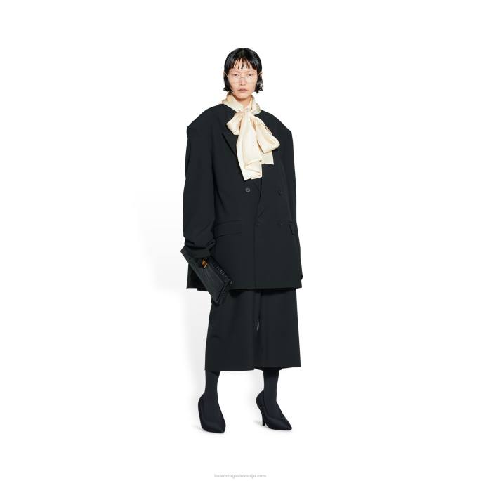 ženska oversized jakna Balenciaga Črna N4DP95