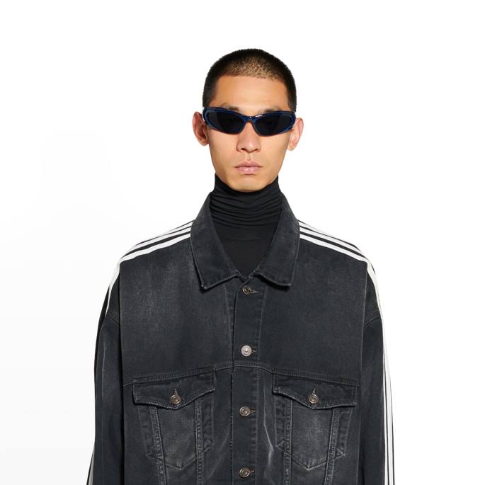 ženska prevelika jakna adidas Balenciaga Črna N4DP1087