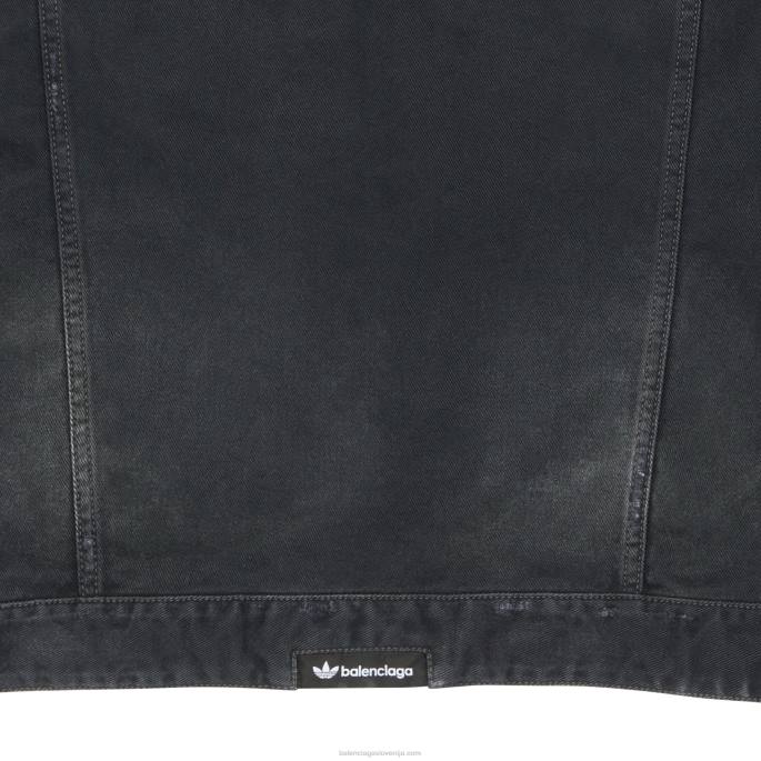 ženska prevelika jakna adidas Balenciaga Črna N4DP1087