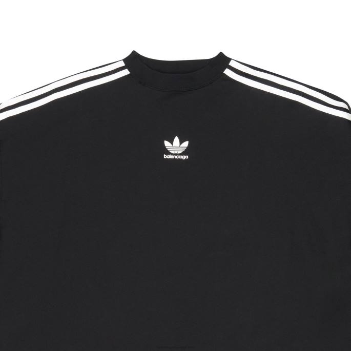 ženska adidas majica z dolgimi rokavi oversized Balenciaga Črna N4DP930