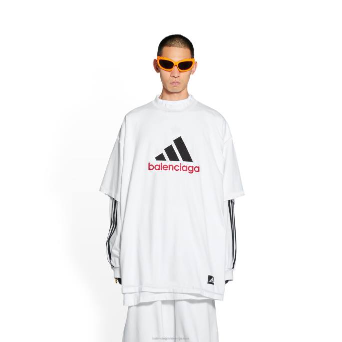 ženska majica adidas oversized Balenciaga bela N4DP938