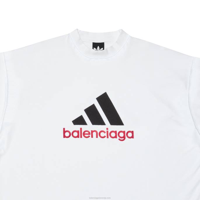 ženska majica adidas oversized Balenciaga bela N4DP938
