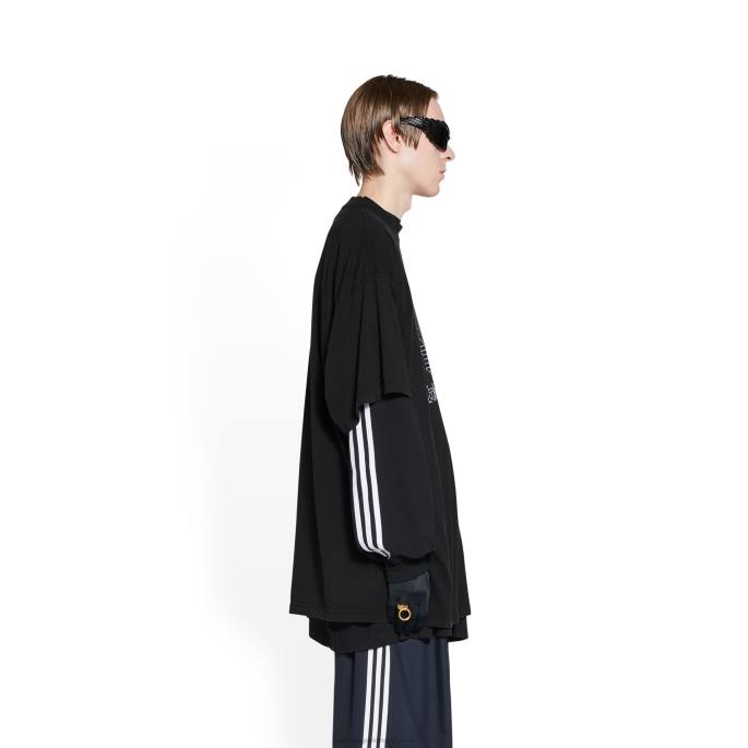 ženska majica adidas oversized Balenciaga Črna N4DP935