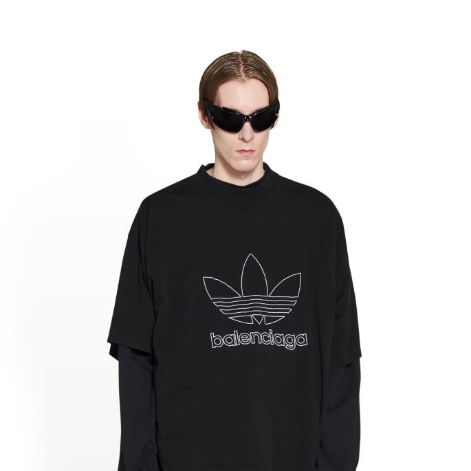 ženska majica adidas oversized Balenciaga Črna N4DP935