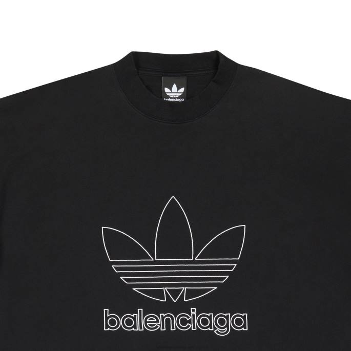 ženska majica adidas oversized Balenciaga Črna N4DP935