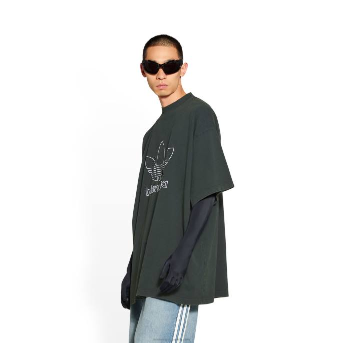 ženska majica adidas oversized Balenciaga zelena N4DP934