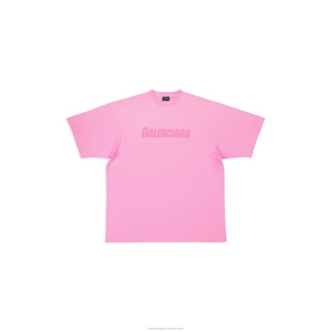 ženske kape majica boxy fit Balenciaga roza N4DP955