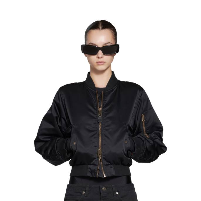 žensko odrezano krilo Balenciaga kristalno N4DP29