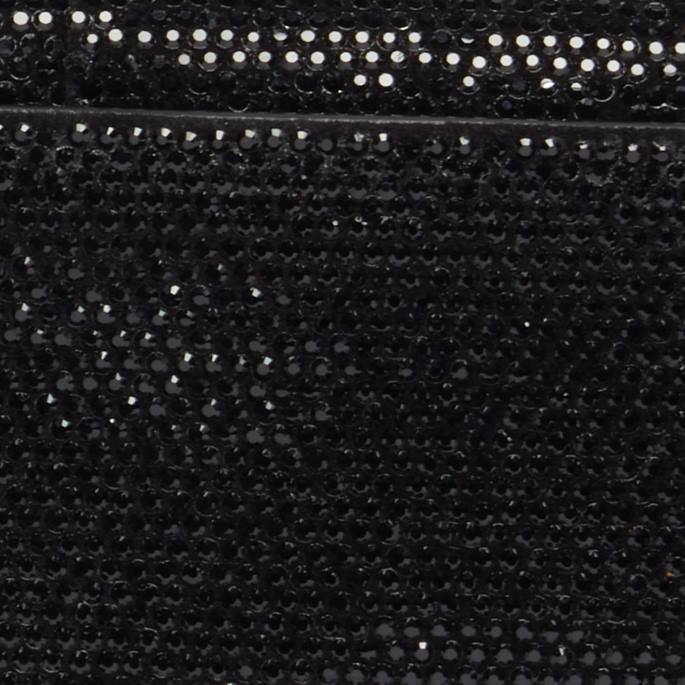 Ženska mini torbica v obliki peščene ure z verižico in kamenčki Balenciaga Črna N4DP506