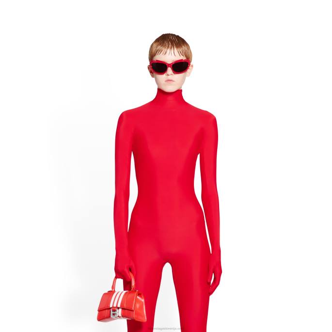 ženska torbica adidas peščena ura xs v škatli Balenciaga rdeča N4DP361