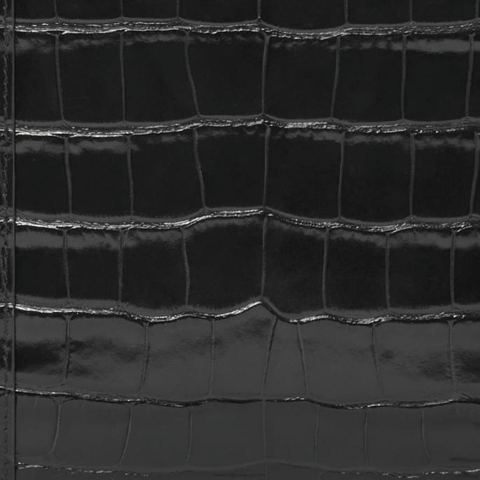 ženska torbica v obliki peščene ure z reliefom krokodila Balenciaga Črna N4DP617