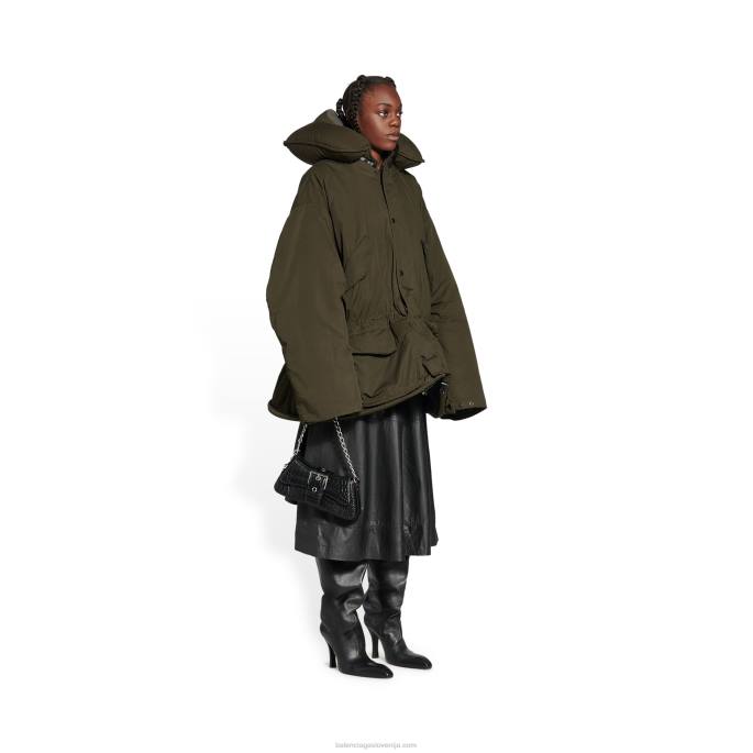 ženska lindsay majhna torbica za čez ramo s paščkom vtisnjenim krokodilom Balenciaga Črna N4DP397