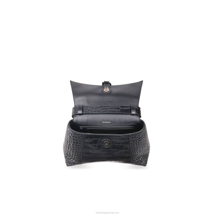 ženska majhna torbica za čez ramo Balenciaga Črna N4DP526