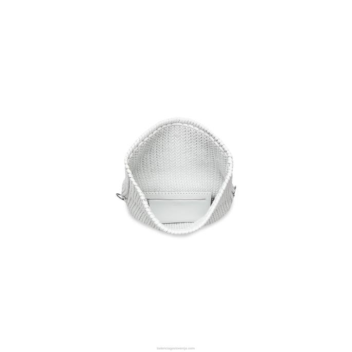 ženska metro velika torba Balenciaga umazano bela N4DP420