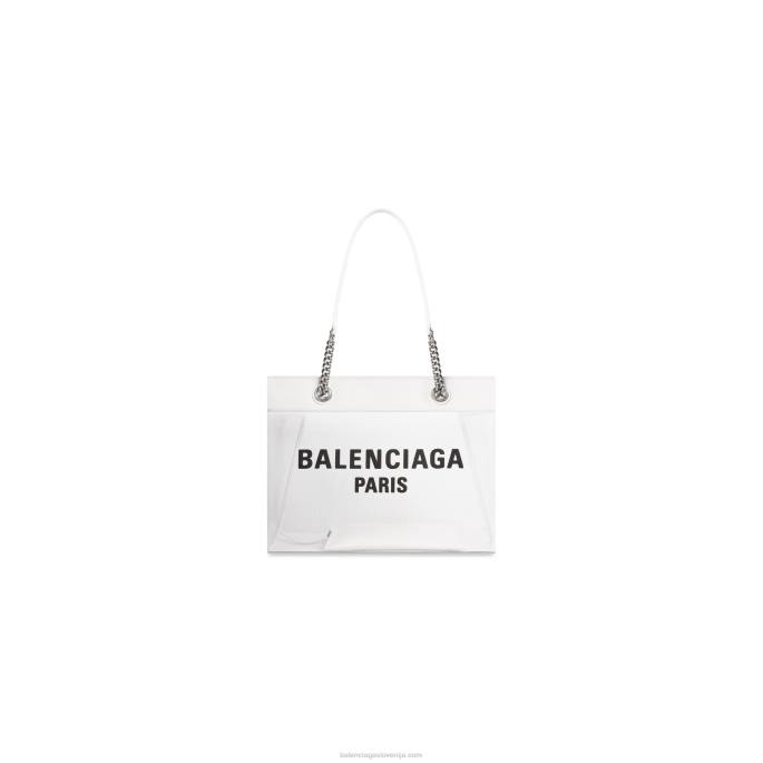 ženska brezcarinska srednje torba Balenciaga bela N4DP1263