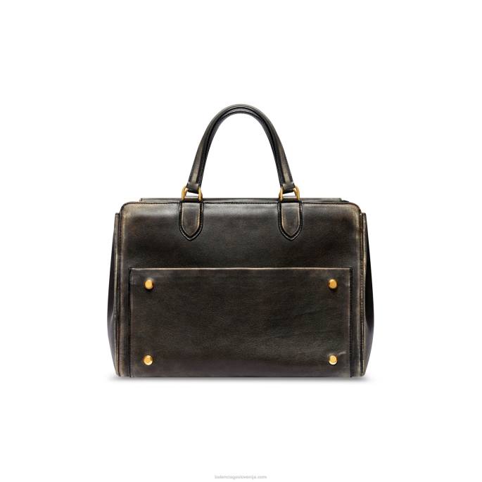 ženska denarna srednja velika torba uporabljen učinek Balenciaga Črna N4DP474