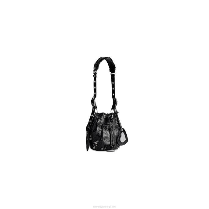 ženska torba le cagole xs bucket bag Balenciaga Črna N4DP388