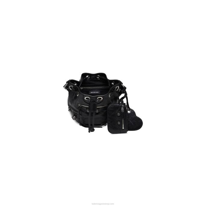ženska torba le cagole xs bucket bag Balenciaga Črna N4DP388